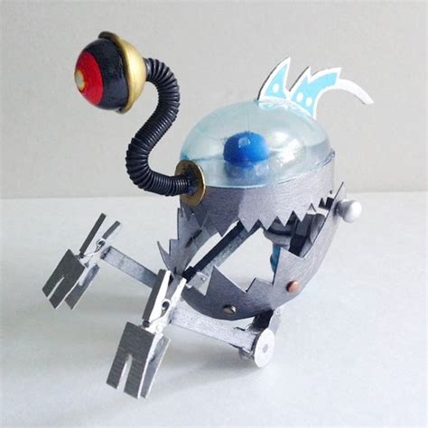 SALE Megamind Miniature Handmade Brainbot by WhiteIslandSnow