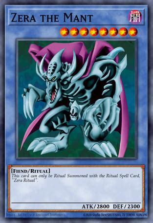 Zera the Mant - Yu-Gi-Oh! Card Database - YGOPRODeck