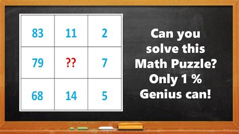 Math Riddles: Solve These Hard Logic Puzzles in 20 Seconds Each