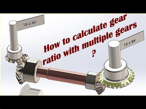 ⚡ Mechanical engineering, gear ratio, gear train - YouTube