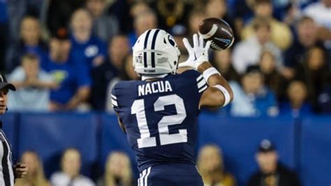 BYU's Puka Nacua Exits Wyoming Game After Suffering Injury