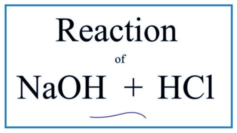 Chemical Reaction In Acid-base Neutralization