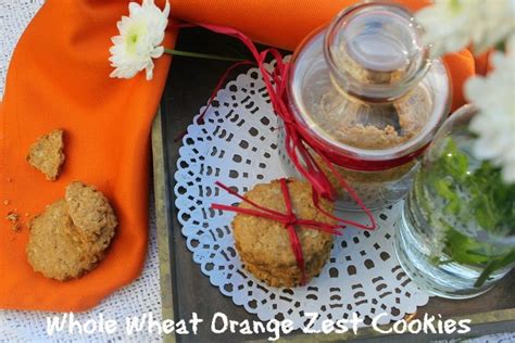 Whole Wheat Orange Zest Cookies - Ribbons to Pastas