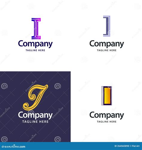 Letter I Big Logo Pack Design Creative Modern Logos Design for Your ...