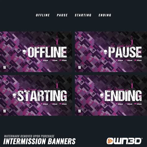 Call of Duty Ghost Intermission Banner - #1 Shop for Streamers | OWN3D