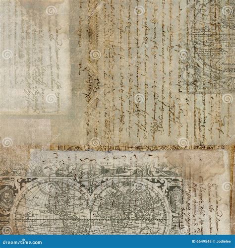 Vintage Antique Text Paper Background Royalty Free Stock Photos - Image ...