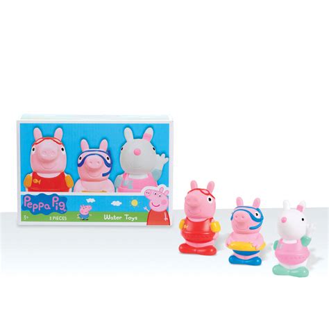 Peppa Pig Bath Toys 3-piece Set - Just Play | Toys for Kids of All Ages