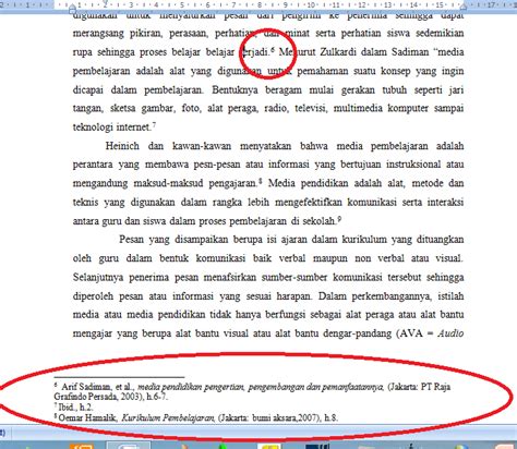 Contoh Catatan Kaki Dan Daftar Pustaka – Berbagai Contoh