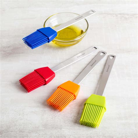 Danesco Mini Silicone Tipped Basting Brush - Assorted | Kitchen Stuff Plus