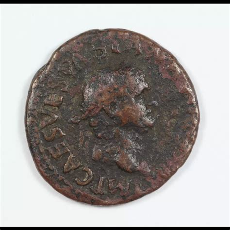 Roman Imperial Vespasian AE As Ancient Roman Coin Rome mint, 69-79 AD ...