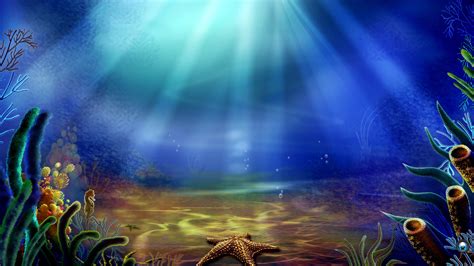 Underwater Cartoon Wallpapers - Wallpaper Cave