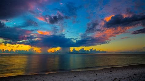 Florida Beach Sunset, HD Nature, 4k Wallpapers, Images, Backgrounds ...