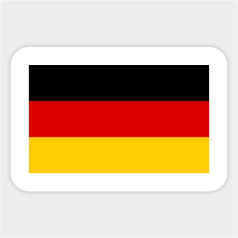 German Flag. Flag of Germany - German Flag - Sticker | TeePublic