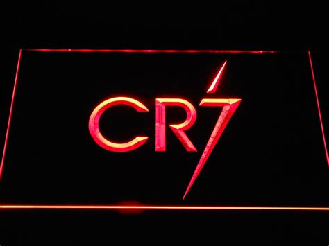 Real Madrid CF Cristiano Ronaldo CR7 Logo LED Neon Sign | SafeSpecial