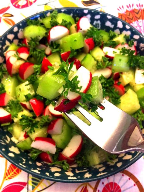 Cucumber Radish Salad Recipe – Melanie Cooks