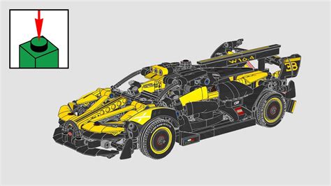 LEGO Technic 42151, Bugatti Bolide - building instructions - YouTube