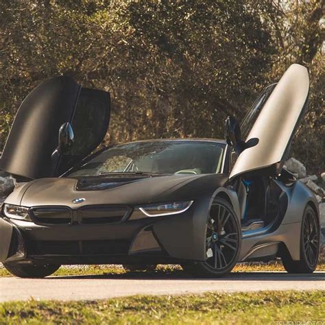 Matte Black BMW i8 Coupe (Fronzilla) - Carbon Wraps Orlando