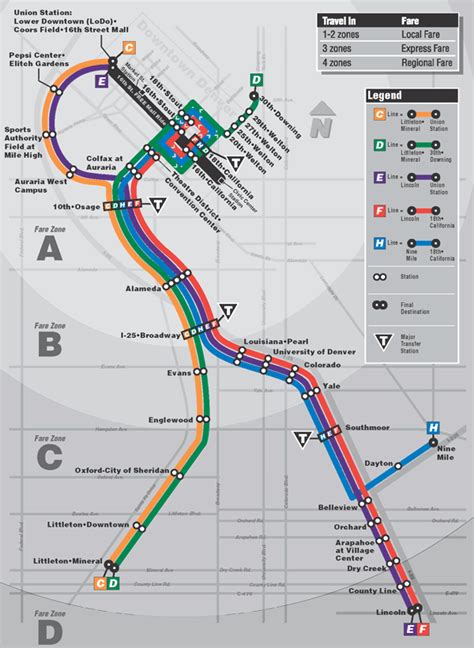 Transit Maps: Official Map: Denver RTD Light Rail, 2011