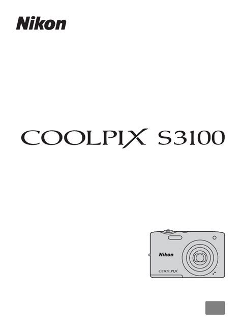 Handleiding Nikon Coolpix S3100 (pagina 1 van 196) (Engels)