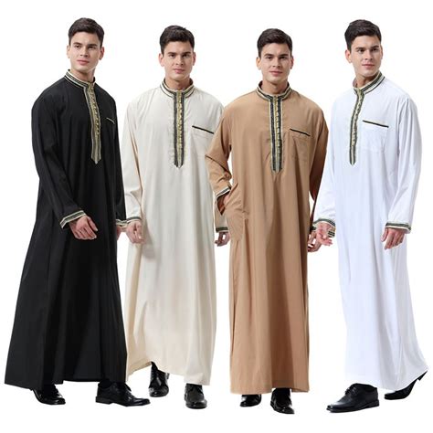 Moda Ropa Musulmana Para Hombres India Ropa Islámica Para Hombre Kaftan ...