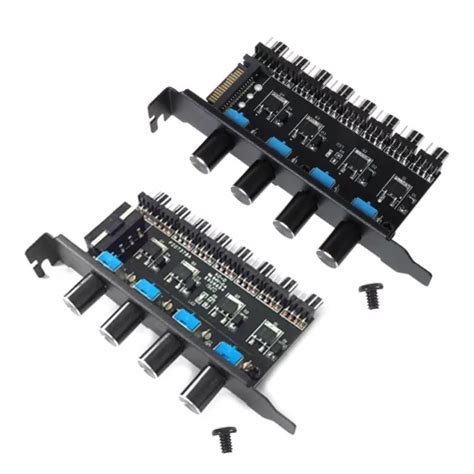 4 PIN COOLING Fan Hub Splitter Motherboard 1 to 8 port PWM Fan ...