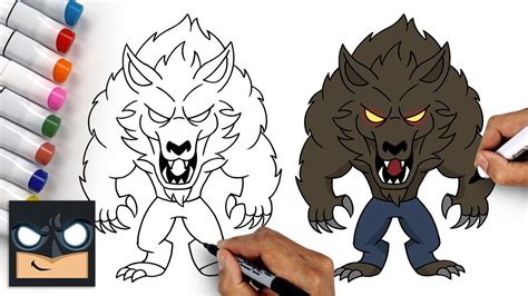 Werewolf By Night | How To Draw Werewolf Tutorial - YouTube