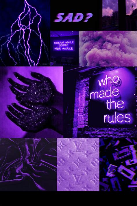 Dark Purple Aesthetic Background