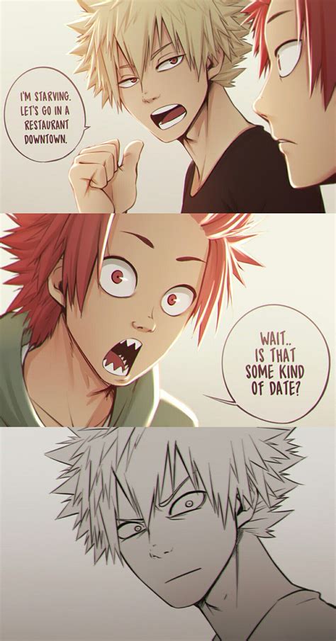 Boku no Hero Academia || Katsuki Bakugou, Kirishima Eijirou, "KiriBaku ...