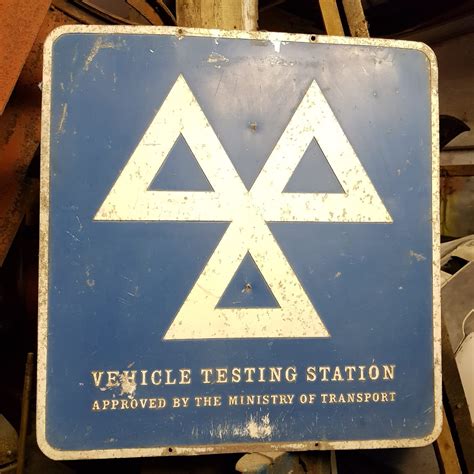 MOT Metal Sign - Now SOLD - Vintage Automobilia