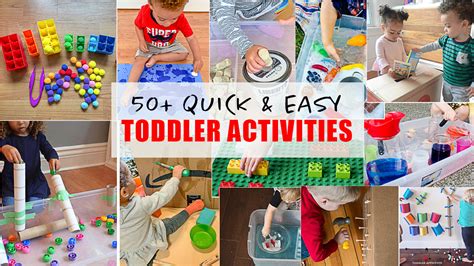 50+ EASY Activities for Toddlers (2024) - Happy Toddler Playtime