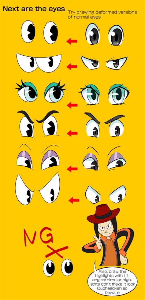 Spray-P Art Blog — 【Tutorial】 how to draw cuphead style It is a...