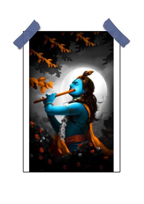 Shree Krishna Poster | Spiritual Wall Art | PrintItNice