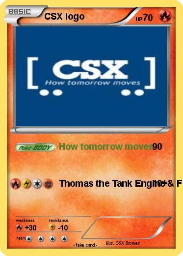 Pokémon CSX logo - How tomorrow moves - My Pokemon Card