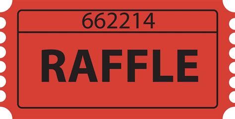 red raffle ticket icon. raffle sign. raffle ticket symbol. flat style ...