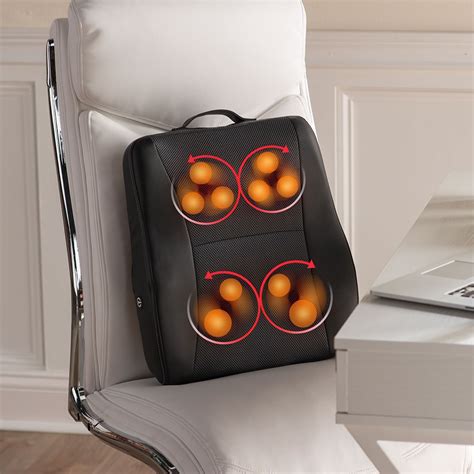 The Cordless Heated Lumbar Massager - Hammacher Schlemmer