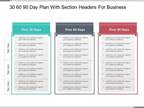 30 60 90 day plan team leader examples - myteswiss