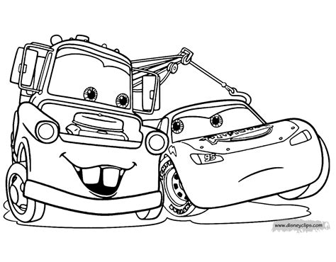 Disney Pixar's Cars Coloring Pages | Disneyclips.com