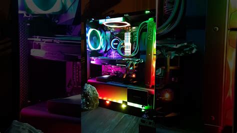 NZXT rainbow RGB Ryzen PC light show - YouTube