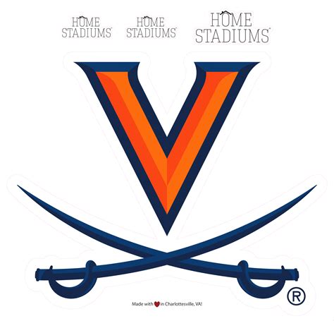 UVA V-Sabre Logo Wall Graphic – Home Stadiums LLC