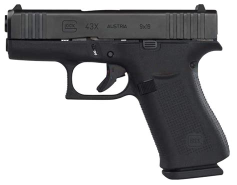 Glock 43X 9mm - Black - 10 Round - Dance's Sporting Goods