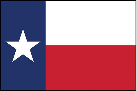 NYLGLO Texas State Flag, 3 ftH x 5 ftW, Outdoor - 2NEN7|145260 - Grainger