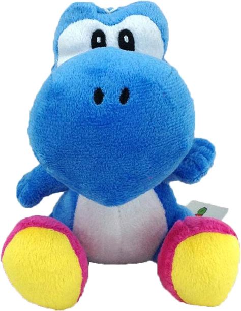 Amazon.com: Jumbo Blue Yoshi 15'' Plush - 38cm Tall | Super Big Yoshi ...