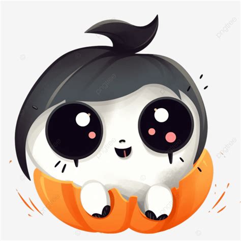 Halloween Big Eyes Anthropomorphic Cartoon Image, Cute, Pumpkin Monster ...