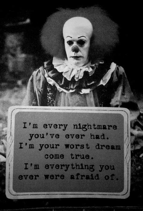 Pennywise | Horror quotes, Stephen king, Scary movies