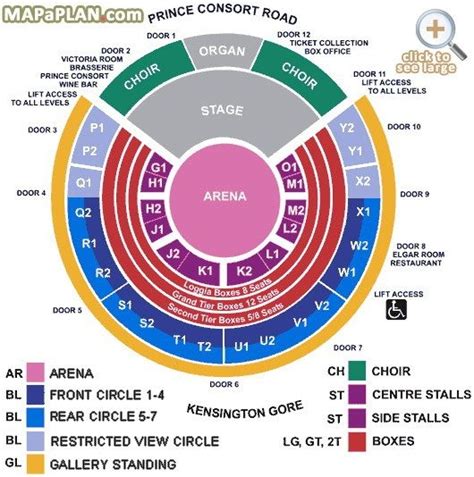 8 Images Royal Albert Hall Seating Chart And View - Alqu Blog