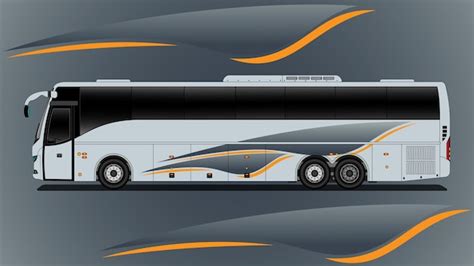 Premium Vector | Bus model