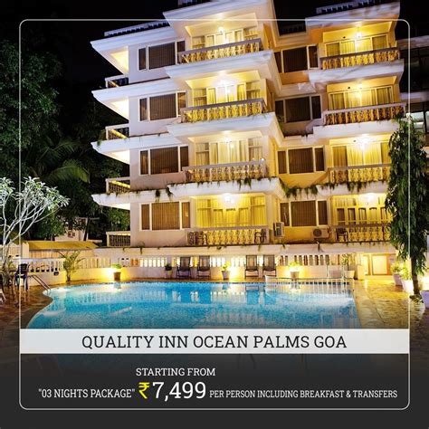 Choose to stay at Quality Inn Ocean Palms Goa | Hotel, Best resorts, Goa