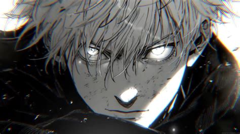 Satoru Gojo Monochrome Jujutsu Kaisen Live Wallpaper - MoeWalls