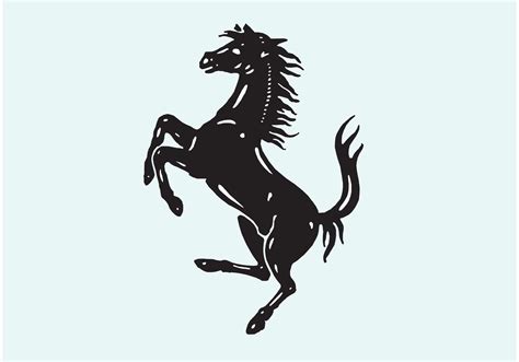 Ferrari Horse Logo 63780 Vector Art at Vecteezy