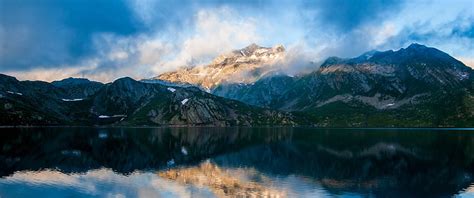 21:9 Ultrawide () - Reflecting Mountain. Landscape graphy, high ...